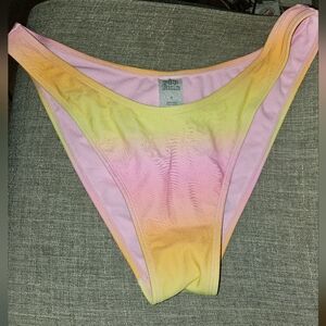 Wild Fable Pink and Orange Bikini Bottom Size Large